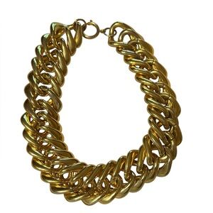Gold Look Lightweight Chain Necklace